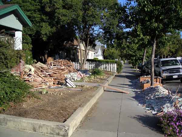 debris pile