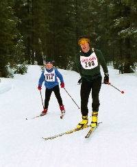 Bob near the end of the first lap